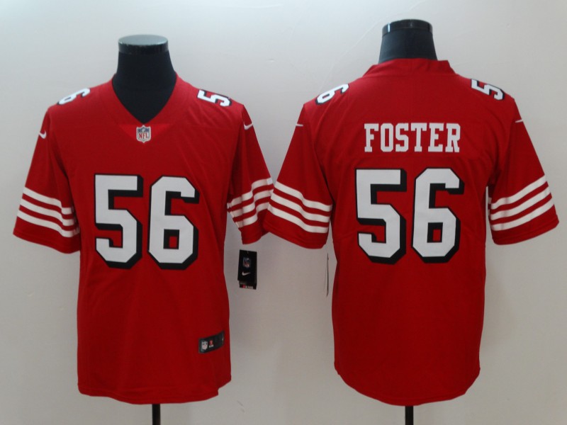 Men's San Francisco 49ers Ruben Foster #56 Red Jersey